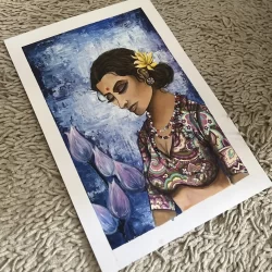 "Me ... My Thoughts" – painting by Mithali Shetty