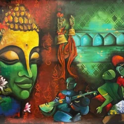 Symphony Of Bliss – painting by Mithali Shetty